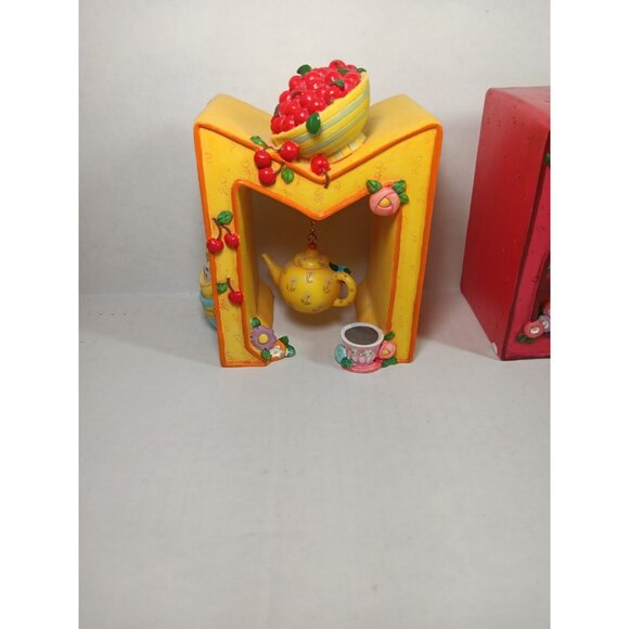 Mary Engelbreit "ME" Initials Bookends Country Chic 1998 by Enesco - Picture 2 of 11